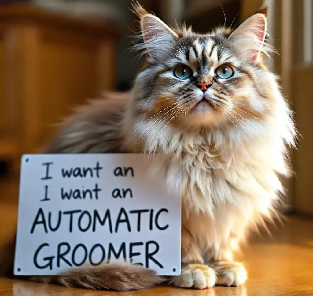 Automatic cat groomers