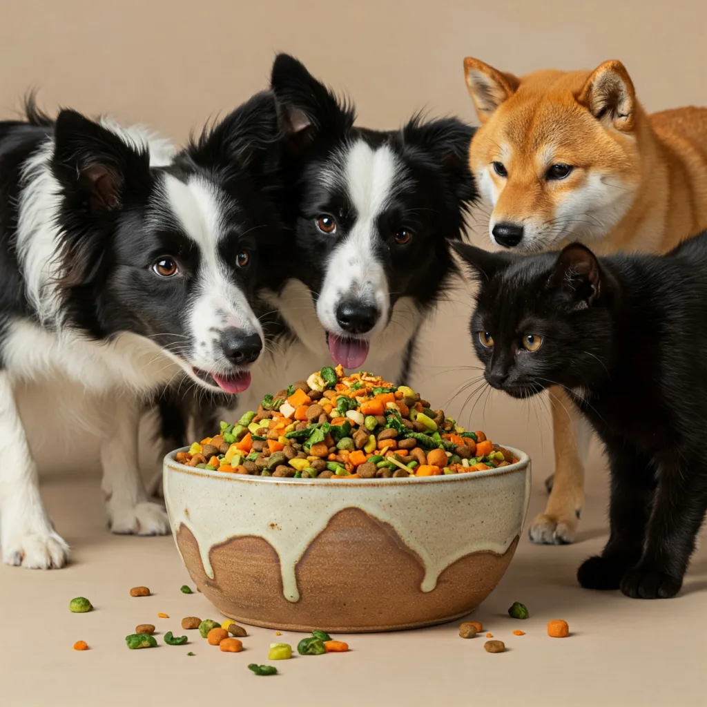 Plant-based food for dog and cats