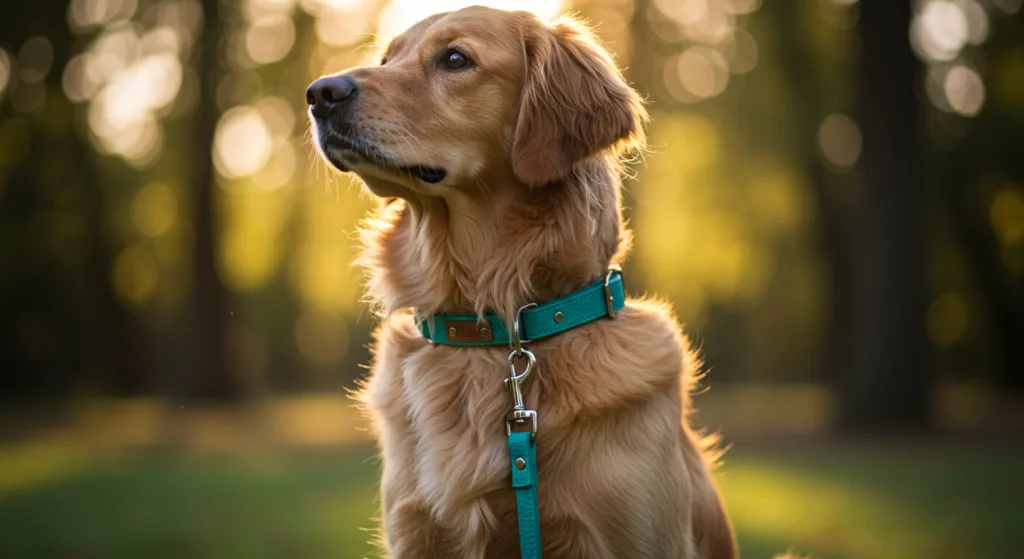 Vegan leather dog accessories